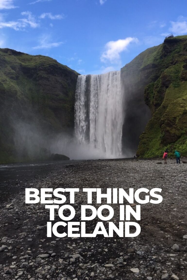 Skogafoss waterfall on Iceland’s South Coast