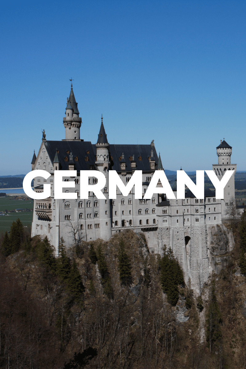 Neuschwanstein Castle in Bavaria, Germany