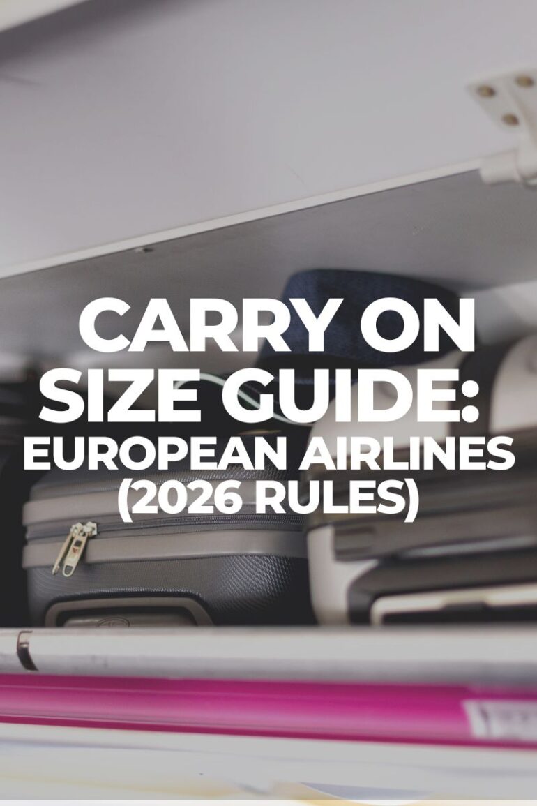 European Carry On Baggage Rules (2026)