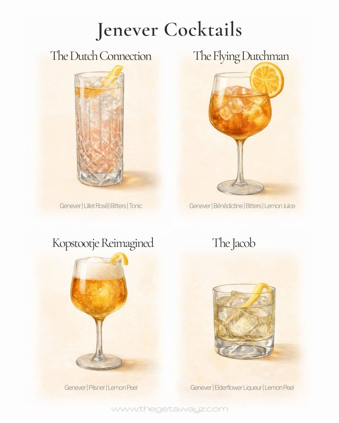 Jenever Cocktails: Four Classic and Modern Drinks to Try at Home