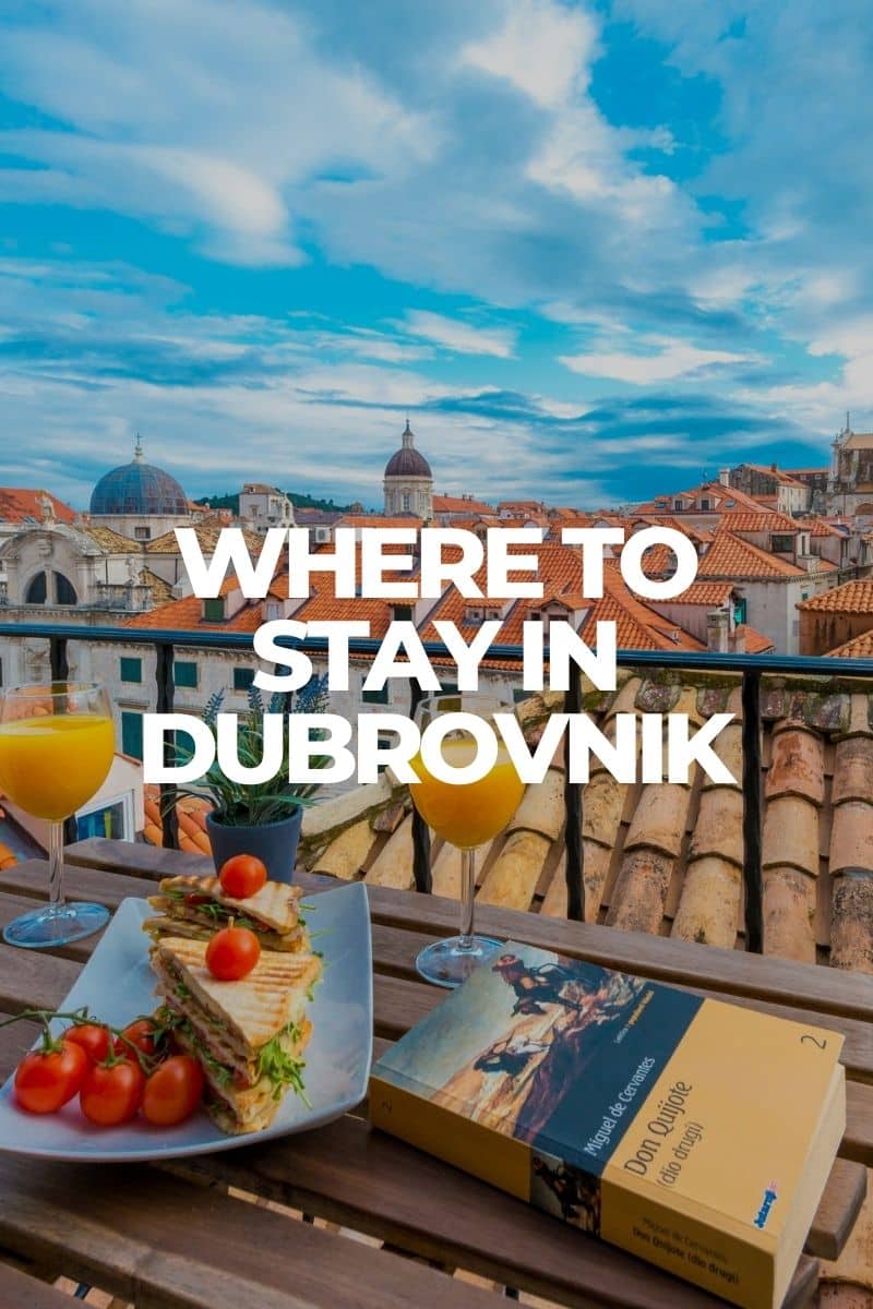 Dubrovnik Old Town rooftops and the Adriatic, where to stay in Dubrovnik