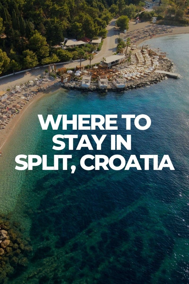 Split waterfront and Diocletian's Palace, where to stay in Split Croatia