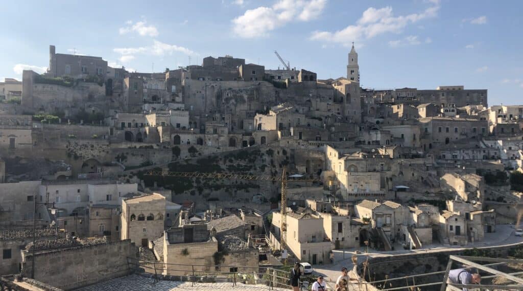 where to stay in Matera Sassi di Matera cave dwellings