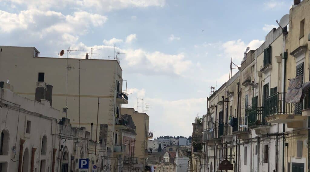 where to stay in Matera Il Piano modern town