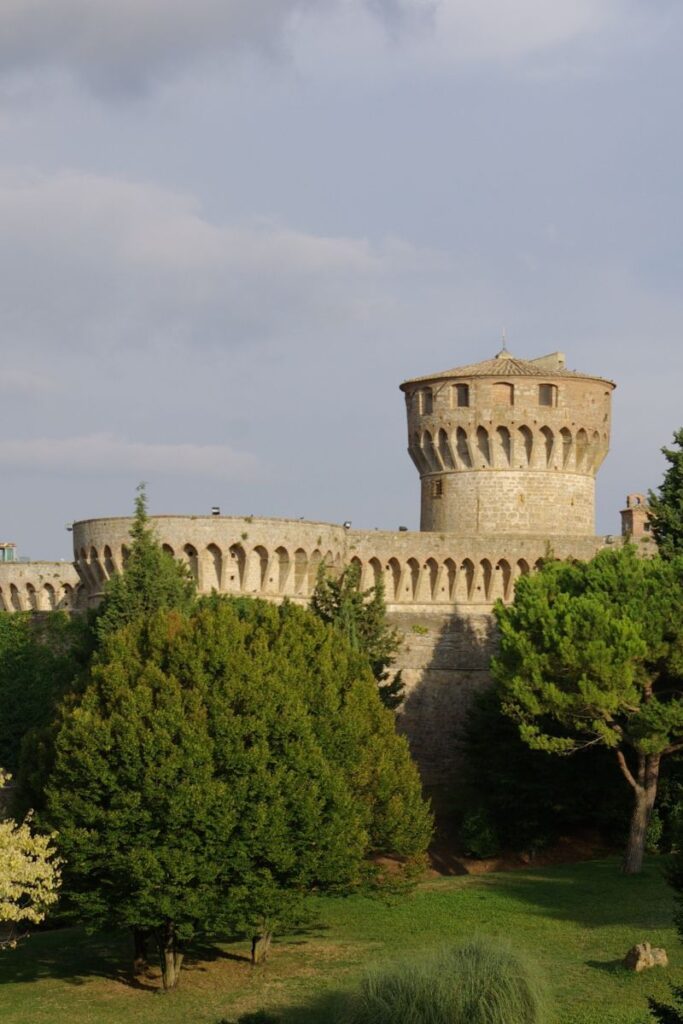 Fortezza Medicea overlooking Volterra Tuscany