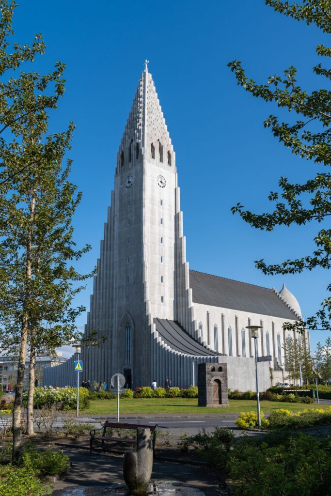 Hallgrímskirkja church in central Reykjavik