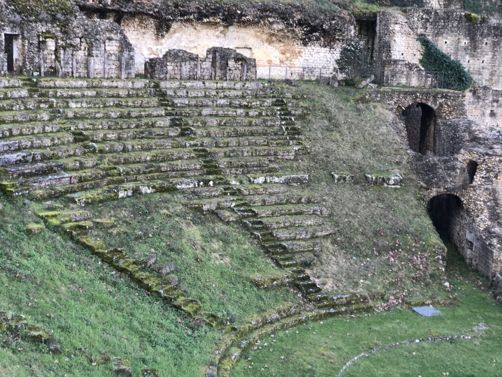 Ancient Roman ruins in Volterra Tuscany