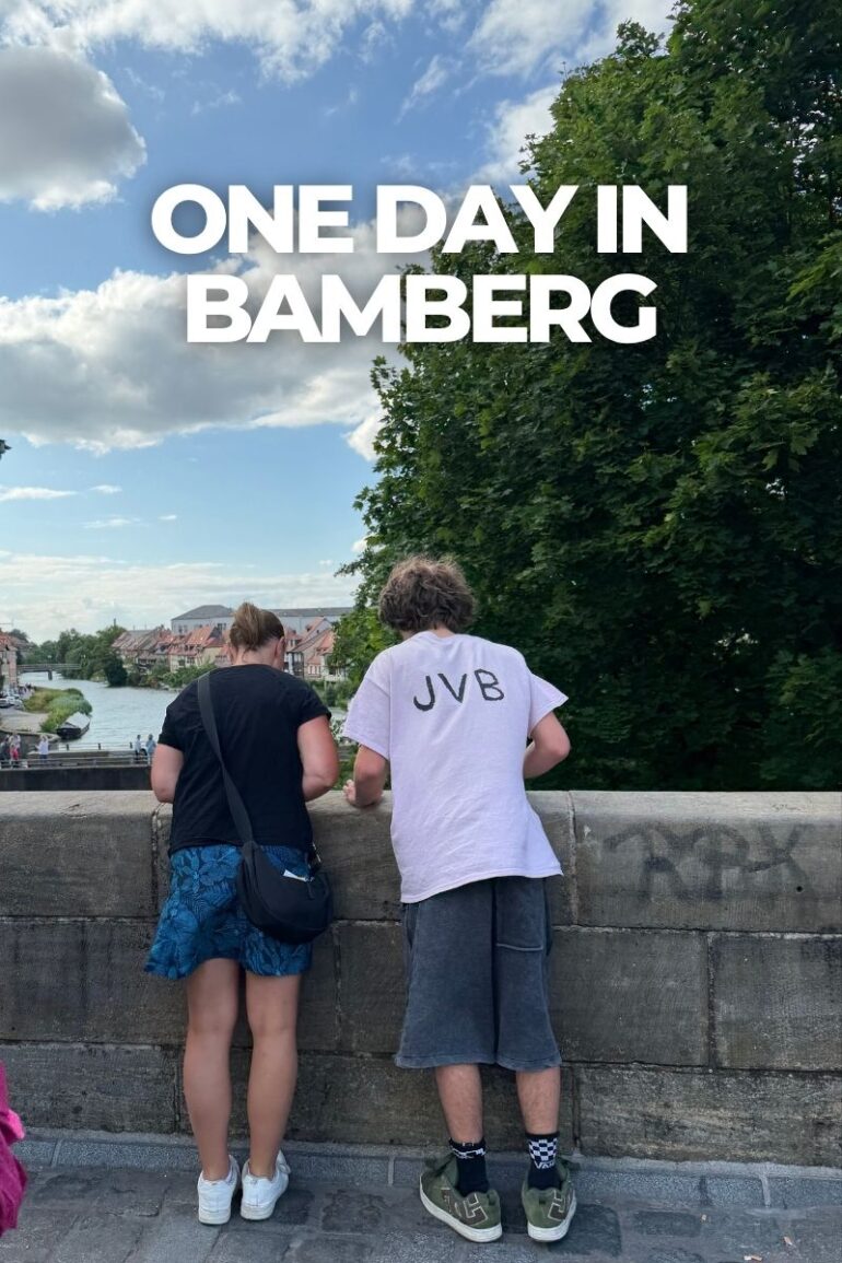 View over Bamberg, Germany during our one-day visit