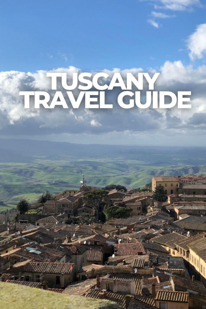 view over Tuscany