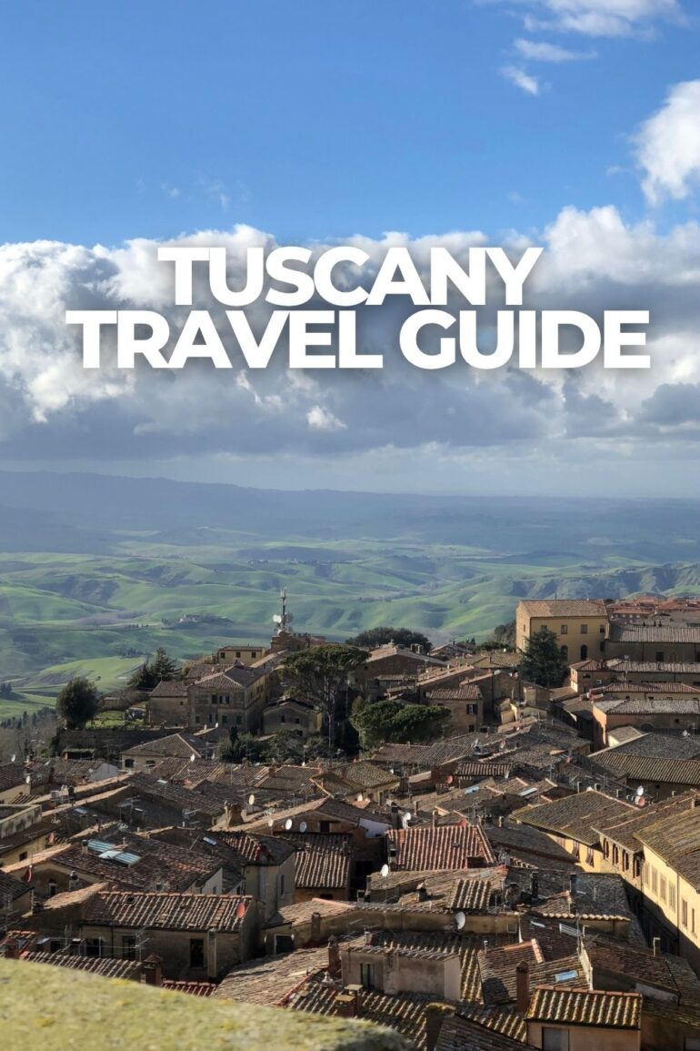 view over Tuscany