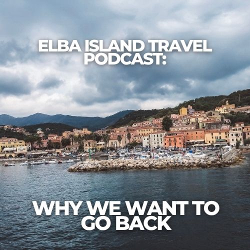 Colorful waterfront village and marina on Elba Island, Italy