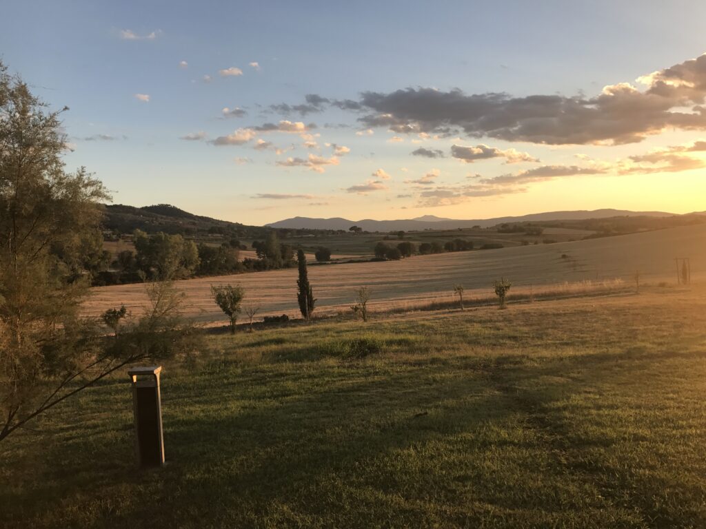 Umbrian countryside near Paciano Italy